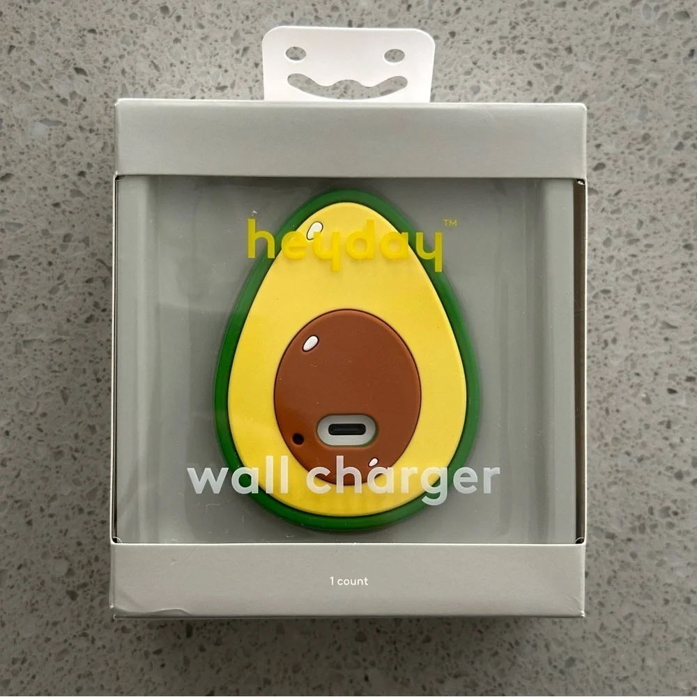 heyday Green and Yellow Avocado Wall Charger